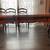 Wood dining table with 6 chairs and 2 leaves 11 thumbnail