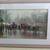 Beautiful Large G. Harvey City Showers Framed Serigraph 1 thumbnail