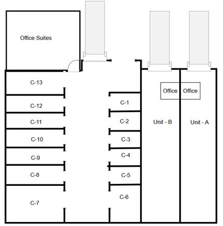 $635 / 500ft2 - AUTO DEALER APPROVED OFFICE w/ GATED PARKING- UTILITIES INCLUDED (I-17 & INDIAN SCHOOL)64024822529921124