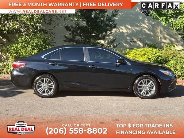 $201/mo - 2017 Toyota Camry SESedan - $12,999 (9326 Evergreen Way Everett,)63654705751297122