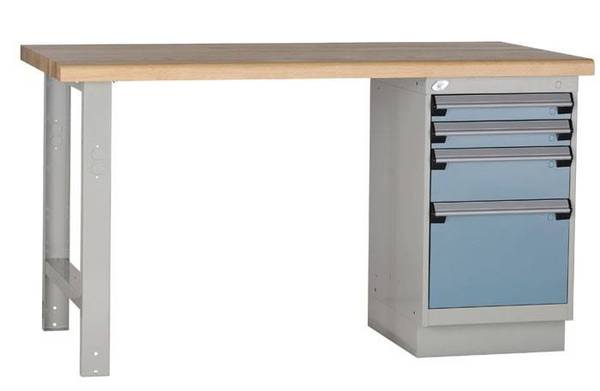 Rousseau Workbench with Tool Box Cabinet (8) 1