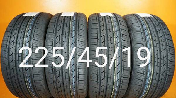 4 New Tires 225/45/19 llantas nuevas 1