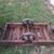 Antique Wooden Railroad Cart John T Townsley MFG Co. COFFE TABLE ?? Looks to be 11 thumbnail