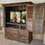 Large Solid Wood Armoire / Louvered Shutter Wardrobe Cabinet – Rustic 1 thumbnail