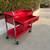 US General Red Rolling Tool Cart with Drawer and Shelf 2 thumbnail