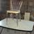 Art Deco Chrome Kitchen Table and 3 Chairs 2 thumbnail