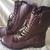 Women's Brown Size 8.5 DOLLHOUSE Lace Up / Zip Up Boots 4 thumbnail
