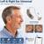 Rechargeable OTC Bluetooth Hearing Aid Seniors Single Ear Sound Amplifier 5 thumbnail