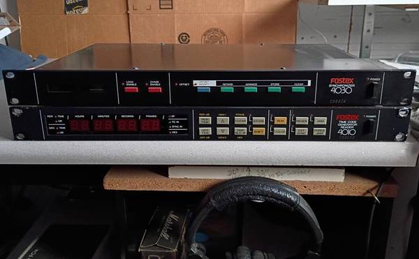 FOSTEX 4030 & 4010 w/ 8540 Cables 1