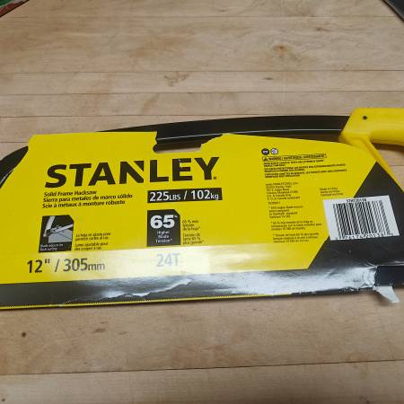 Hacksaw 12" Stanley 1