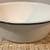 Farmhouse White Enamelware Basin 1 thumbnail
