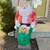 Vintage Empire Santa and puppy blow mold 1 thumbnail