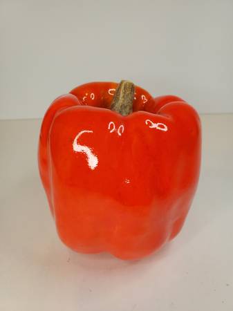 Vintage Decorative RED PEPPER Porcelain 1