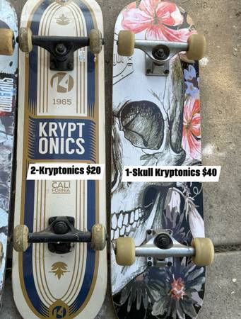 Used skateboards 70’s -2000’s - $15 (Riverbank/Oakdale/Modesto)63470292471299121