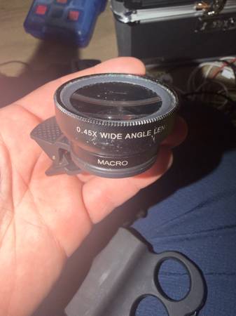 Clip on smartphone camera lens 1