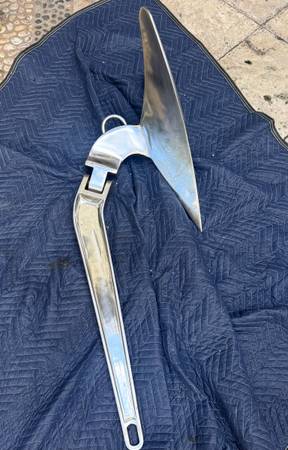 Anchor 75lb CQR style Polished Stainless 1