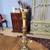 Vintage Brass Hollywood Regency Style Table Lamp 1 thumbnail