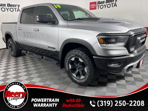 Certified 2019 Ram 1500 Rebel Billet Silver Metallic Clearcoat 1
