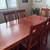 Mission Style Dining Table Set - 6 Chairs & 2 Leaves (Expands to 96") 3 thumbnail