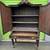 Antique French Victorian hand painted China/ liquor cabinet 5 thumbnail