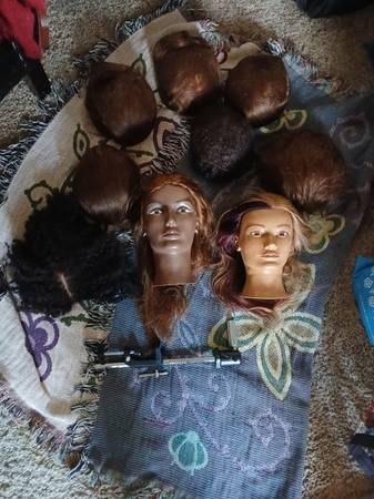 Mannequin heads for Barber Cosmetology 1