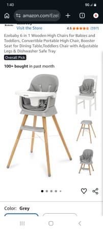 high chair - $10 (Dickinson)