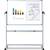VIZ-PRO Double-Sided Magnetic Mobile Whiteboard, 72 x 40 Inches, Rolling Dry Era 3 thumbnail