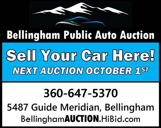 Sell your car at the Bellingham Public Auto Auction 1