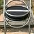 (Pair of) Deco/Mid-Century Cantilevered Tubular Stainless-Steel Stools 19 thumbnail