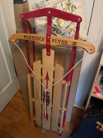 Let it Snow Sled - Flexible Flyer III 48" 1