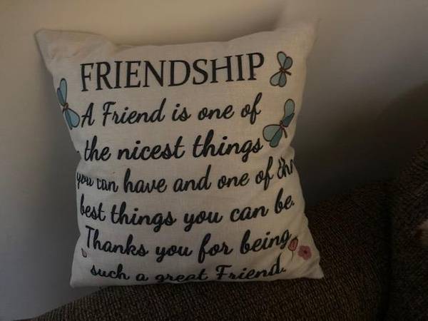18" Friendship Pillow - Clean! Smoke Free! 1