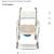 Aluminum bath / toilet chair used 3 thumbnail