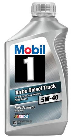 Mobil 1 5W-40 Turbo Diesel Truck Motor Oil 4 qts, each 1