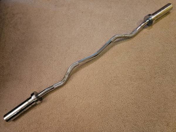 Olympic ez curl bar barbell 1
