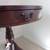 Queen Ann/ Duncan Phyfe Style, Leather Top, Drum Table 2 thumbnail