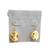 Talbots Gold Plated Nugget Earrings 2 thumbnail