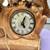 3 Owls chalk lamp with Lashire clock vintage lamp works original shade 7 thumbnail