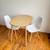MCM Compact Dining Set (Oval Table + 2 Eames-Style Chairs) 1 thumbnail