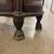 Antique tiger oak curved glass display cabinet 6 thumbnail