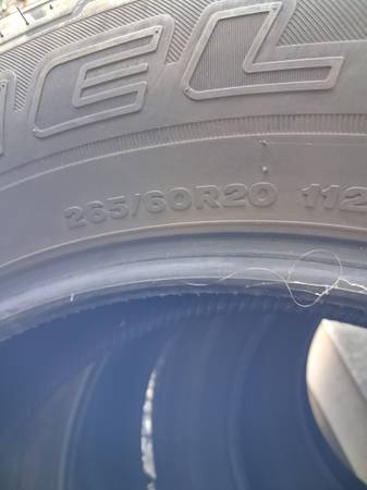 Bridgestone 265/60r20 1