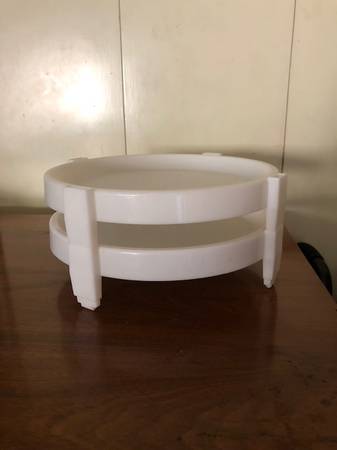 598835991203 ~ Lot of 2 ~ TUPPERWARE ~ Divide a Rack Pie Stackers 1