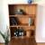 Vintage MCM teak shelf unit on hairpin legs, made in Denmark. 5 thumbnail