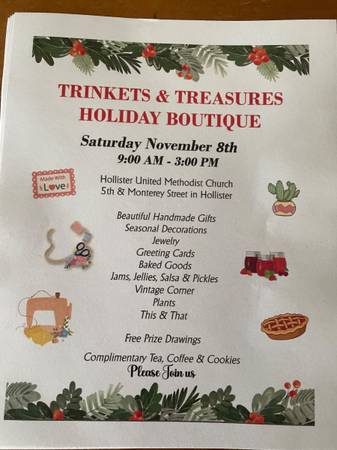 Trinkets and Treasures Holiday Boutique 1