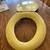Vtg NEW OLD STOCK RETRO 1960s YELLOW TOILET SEAT 2 thumbnail