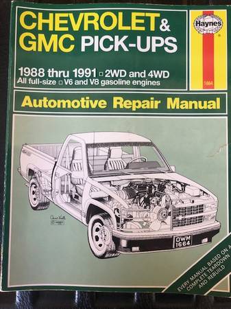 1988-1991 Chevrolet & GMC Pick-ups Haynes repair manual 1