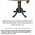Round Table with dropleaf and 2 chairs - wood 20 thumbnail