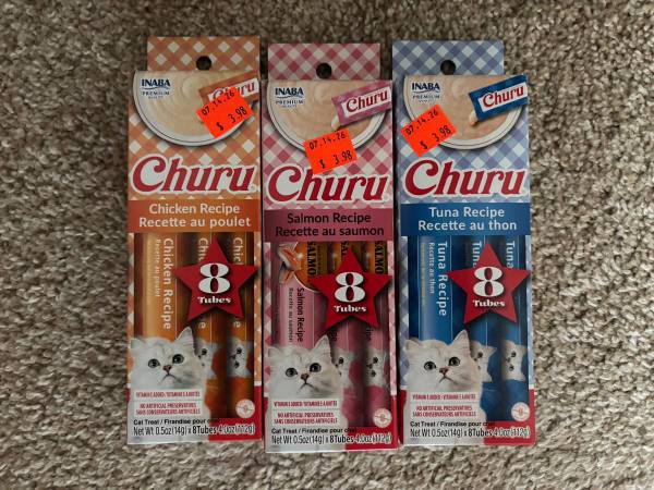 Churu 3 boxes (8 in each box) 1