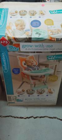 High Chair Grow with Me 4 in 1 - $40 (Wapanucka)634436064192031222