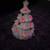Lenox color changing Christmas tree glass figure | holiday winter deco 4 thumbnail
