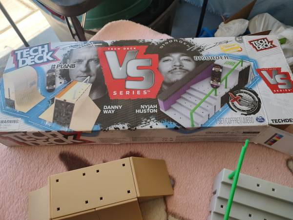 Tech Deck Danny Way & Nyjah Huston VS SERIES Playset NO FINGERBOARDS I 1